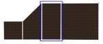 Płot Panelowy Dwustronny 90 x 180 cm Technorattan - brązowy ciemny RD02