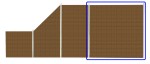 Płot Panelowy Dwustronny 180 x 180 cm Technorattan - miodowy RD13