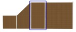 Płot Panelowy Dwustronny 90 x 180 cm Technorattan - miodowy RD13