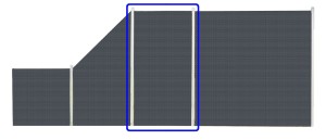 Płot Panelowy Dwustronny 90 x 180 cm Technorattan - stalowy RD03