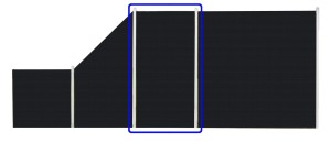 Płot Panelowy Dwustronny 90 x 180 cm Technorattan - czarny RD04