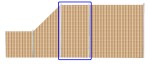 Płot Panelowy Dwustronny 90 x 180 cm Technorattan - słomkowy RD08