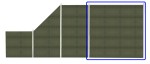 Płot Panelowy Dwustronny 180 x 180 cm Technorattan - zielony RD12