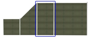 Płot Panelowy Dwustronny 90 x 180 cm Technorattan - zielony RD12