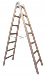 Drabina drewniana malarska 2x7 rozstawna Standard